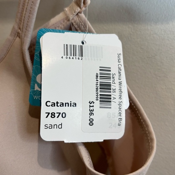 COMFORT SUSA Sz 38A Catania in Sand Colour Wirefree Padded Spacer Bra NEW - Picture 3 of 9